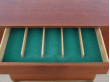 Mid-Century  modern scandinavian sideboard in teak by Nils Jonsson, model "Trio"