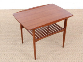 Table d'appoint scandinave en teck massif modèle FD 510