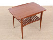 Mid-Century  modern side table in teak by Tove and Edvard Kindt-Larsen model FD 510