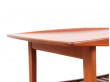 Table d'appoint scandinave en teck massif modèle FD 510