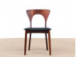 Mid-Century  modern scandinavian set of dining chairs  in Rio rosewood model "Peter"