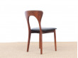 Mid-Century  modern scandinavian set of dining chairs  in Rio rosewood model "Peter"