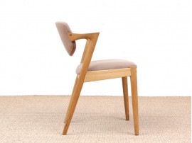 Mid-Century danish set of  8 Kai Kristiansen oak chairs, model 42. 