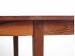 Mid-Century  modern scandinavian round dining table in Rio rosewood 6/8 seats