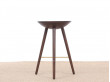 Mid-Century  modern scandinavian bar stool model ML42 oak, 69 /77 cm, by Mogens Lassen, new edition. 