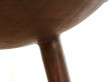 Mid-Century  modern scandinavian bar stool model ML42 oak, 69 /77 cm, by Mogens Lassen, new edition. 