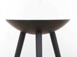 Mid-Century  modern scandinavian bar stool model ML42 oak, 69 /77 cm, by Mogens Lassen, new edition. 