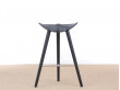 Mid-Century  modern scandinavian bar stool model ML42 oak, 69 /77 cm, by Mogens Lassen, new edition. 