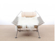 Lounge chair Flag Halyard PP 225 by Hans Wegner new edition