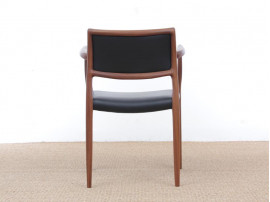 Mid-Century Modern Danish armchair model 65  by Niels Møller, new edition