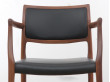 Mid-Century Modern Danish armchair model 65  by Niels Møller, new edition