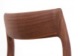 Mid-Century Modern danish barstool model 77 by Niels O. Møller, new edition