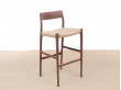 Mid-Century Modern danish barstool model 77 by Niels O. Møller, new edition