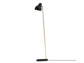 Mid-Century  modern scandinavian floor lamp VL38 black by Vilhelm Lauritzen for Louis Poulsen