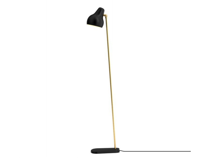 lampadaire scandinave VL38 noire. Edition neuve