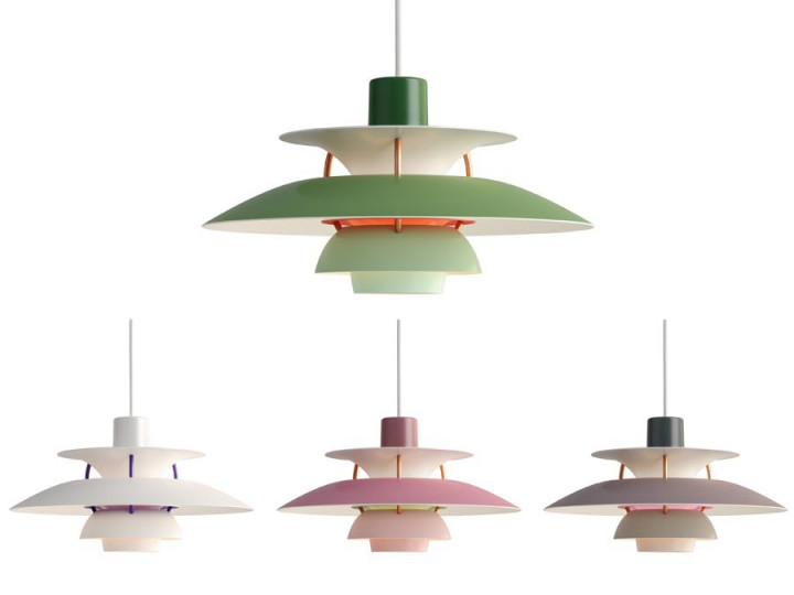 Mid-Century  modern scandinavian pendant lamp  PH 5 mini by Poul Henningsen for Louis Poulsen