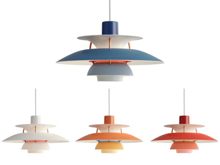 Mid-Century  modern scandinavian pendant lamp  PH 5 mini by Poul Henningsen for Louis Poulsen