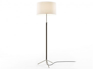 Lampadaire scandinave modèle Pie de Salon chromé. Edition neuve