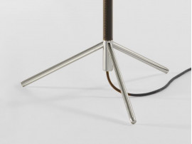 Mid-Century  modern scandinavian chromed floor lamp Pie de Salón by Jaume Sans. New edition