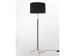 Mid-Century  modern scandinavian brass polished floor lamp Pie de Salón by Jaume Sans. New edition