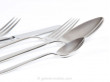 Grand Prix cutlery in polished steel. New edition.