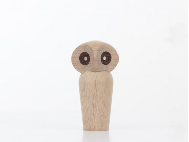 Small Owl in smoked oak by Paul Anker Hansen. New edition
