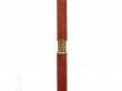 Mid-Century  modern scandinavian floor lamp in teak and brass