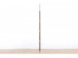 Mid-Century  modern scandinavian floor lamp in teak and brass