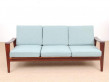 Mid-Century  modern scandinavian 3 seats sofa model 35 by  Arne Wahl Iversen.