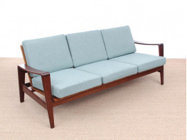 Mid-Century  modern scandinavian 3 seats sofa model 35 by  Arne Wahl Iversen.