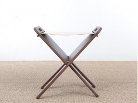 Mid-Century  modern scandinavian folding stool by Piet Hein, limited edition.