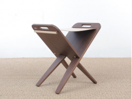 Mid-Century  modern scandinavian folding stool by Piet Hein, limited edition.