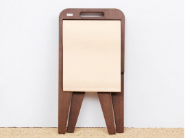 Mid-Century  modern scandinavian folding stool by Piet Hein, limited edition.