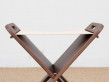 Mid-Century  modern scandinavian folding stool by Piet Hein, limited edition.