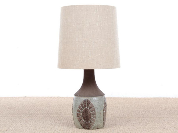 Mid century modern ceramic large lamp.