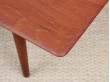 Mid-Century Modern scandinavian coffee table in teak  by Hvidt & Mølgaard Nielsen for France and Søn. 