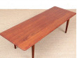 Table basse scandinave en teck massif model fd 516 