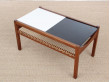 Table basse scandinave bicolore. 