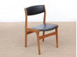 Mid-Century modern scandinavian set of 4 dining chairs by Dyrlund