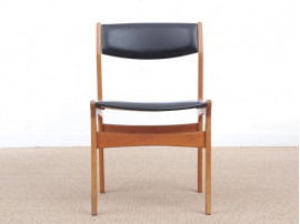 Mid-Century modern scandinavian set of 4 dining chairs by Dyrlund