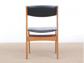 Mid-Century modern scandinavian set of 4 dining chairs by Dyrlund