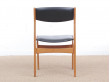 Mid-Century modern scandinavian set of 4 dining chairs by Dyrlund