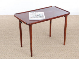 Mid-Century modern scandinavianfolding table in mahogany