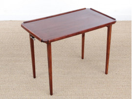 Mid-Century modern scandinavianfolding table in mahogany