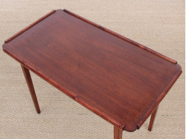 Mid-Century modern scandinavianfolding table in mahogany