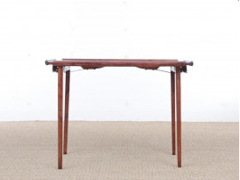 Mid-Century modern scandinavianfolding table in mahogany