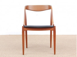 Mid-Century modern scandinavian set of 6 dining chairs in teak  by Niels O.Møller