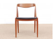 Mid-Century modern scandinavian set of 6 dining chairs in teak  by Niels O.Møller