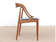 Mid-Century modern scandinavian set of 6 dining chairs in teak  by Niels O.Møller