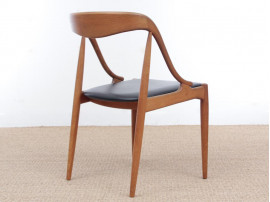 Mid-Century modern scandinavian set of 6 dining chairs in teak  by Niels O.Møller